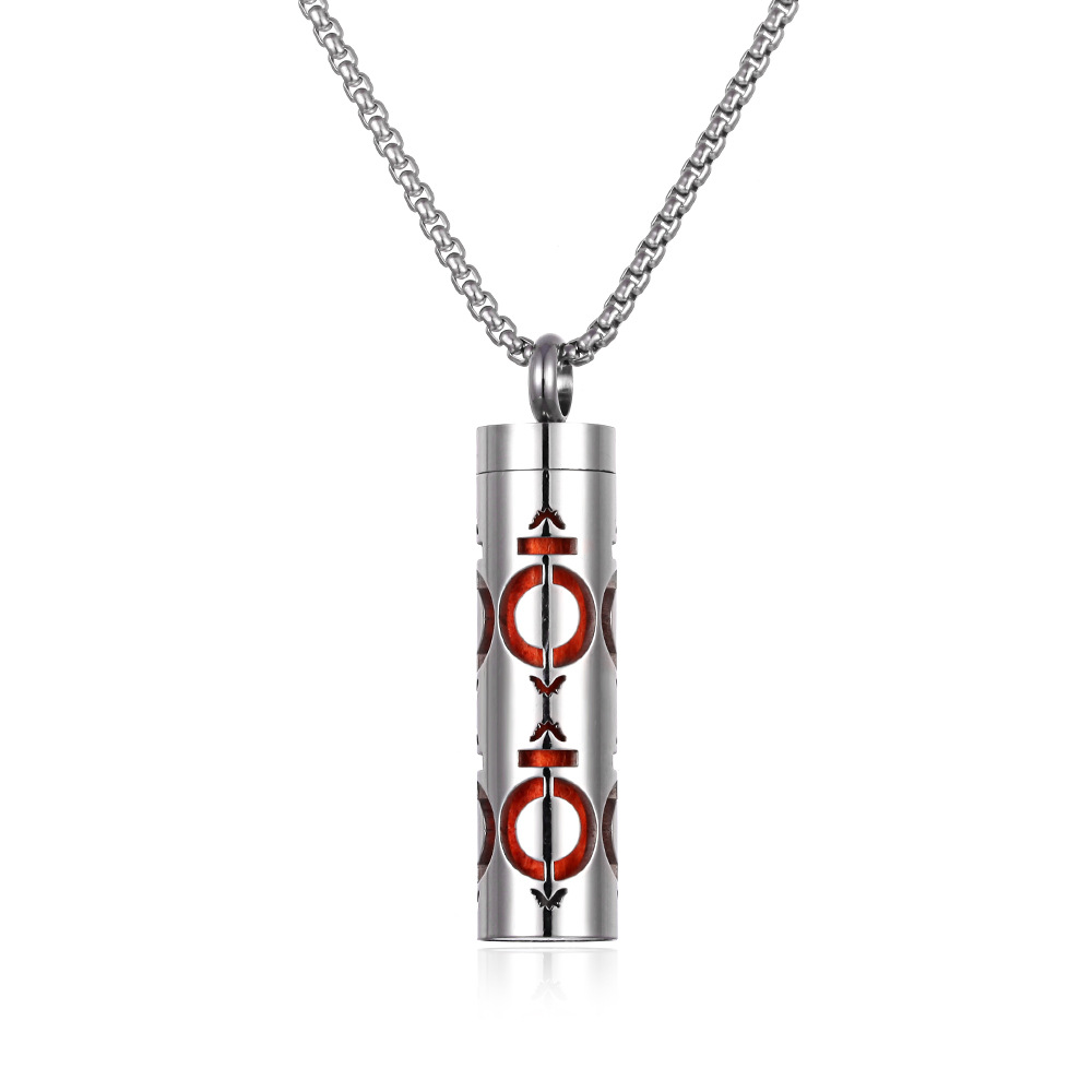 Aromatherapy Pendant Perfume Bottle Essential Oil Necklace Divine Serene Scents