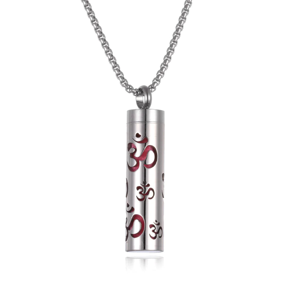 Aromatherapy Pendant Perfume Bottle Essential Oil Necklace Divine Serene Scents