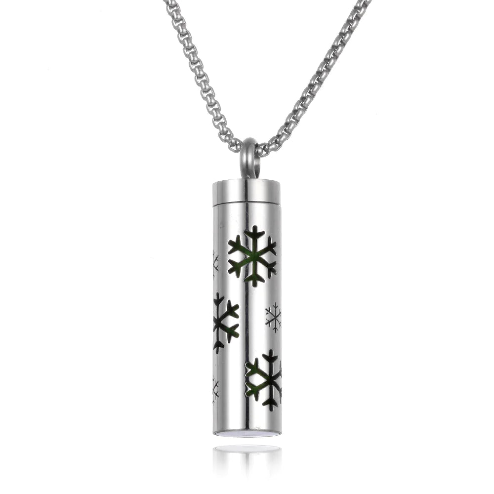 Aromatherapy Pendant Perfume Bottle Essential Oil Necklace Divine Serene Scents