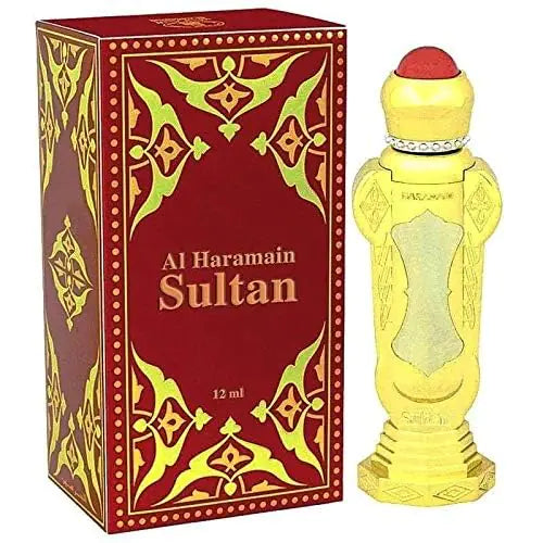 Al-Haramain Sultan Attar Perfume Bottle - Traditional Arabian Fragrance 12ml