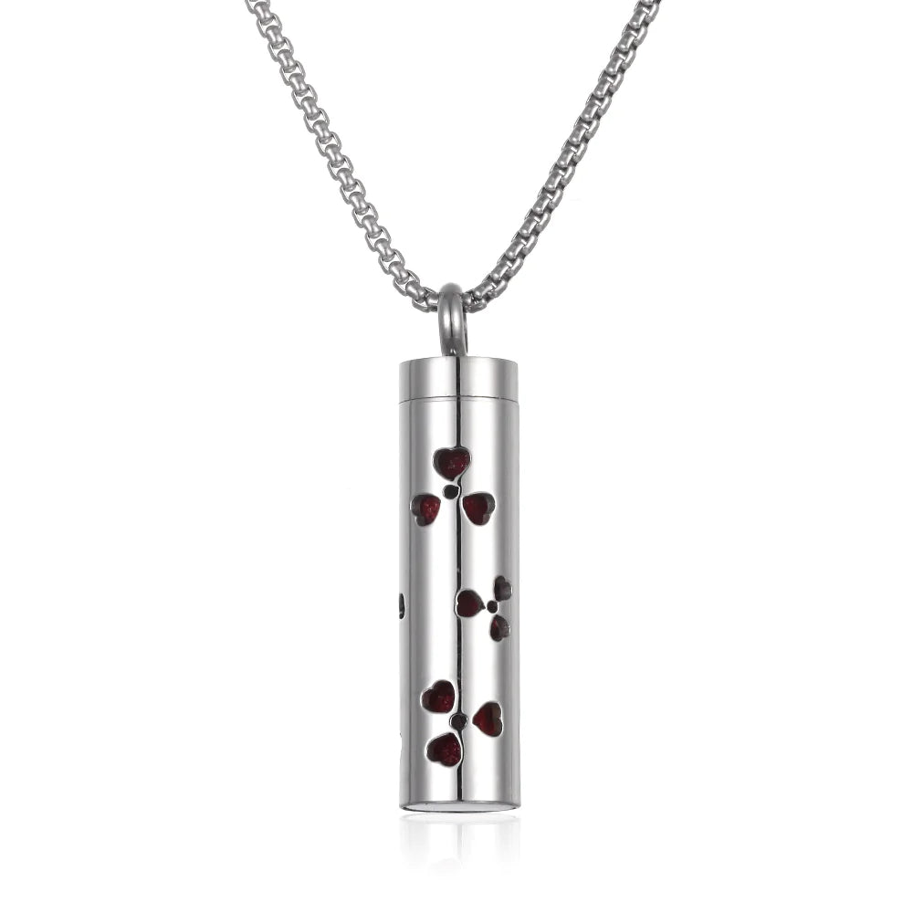 Aromatherapy Pendant Perfume Bottle Essential Oil Necklace Divine Serene Scents