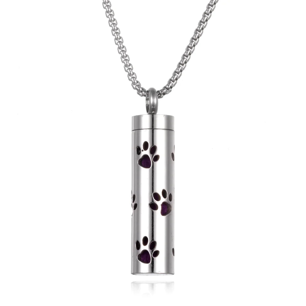 Aromatherapy Pendant Perfume Bottle Essential Oil Necklace Divine Serene Scents