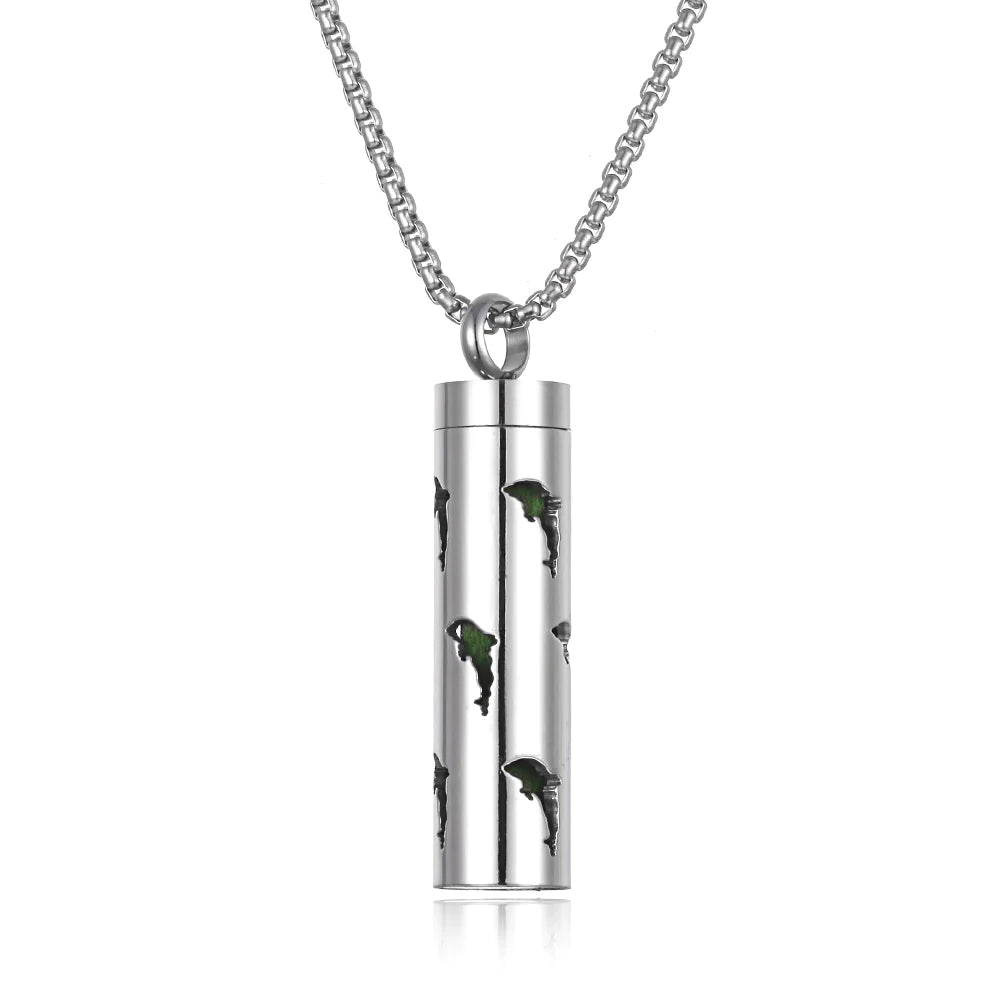 Aromatherapy Pendant Perfume Bottle Essential Oil Necklace Divine Serene Scents